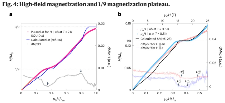 One-ninth magnetization plateau stabilized by spin entanglement in a kagome antiferromagnet